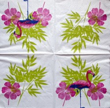 Servietten pink flamingo gebraucht kaufen  Frankfurt am Main