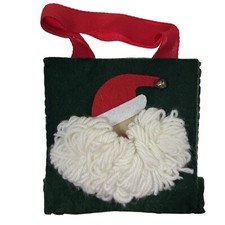 Sacola de presente de feltro Papai Noel presente de Natal feita à mão aprox 6 x 6, usado comprar usado  Enviando para Brazil