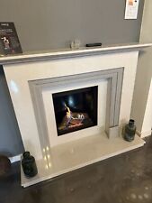 Marble fireplace white for sale  BOLTON