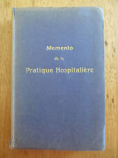 Mémento pratique hospitalièr d'occasion  Vorey