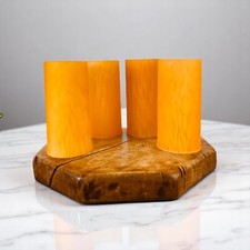 Orange glass vintage for sale  EASTBOURNE
