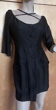 Miniabito nero blazer usato  Roma