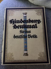 Hindenburg denkmal deutsche gebraucht kaufen  Mönchengladbach