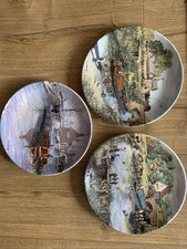 Wedgwood canal plates for sale  LINCOLN