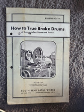1936 lathe manual for sale  GILLINGHAM