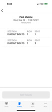 Post malone tix for sale  Weston
