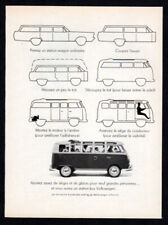 1964 Volkswagen Station Wagon Vintage Original Estampa Pequena AD | Mini Van Francesa comprar usado  Enviando para Brazil