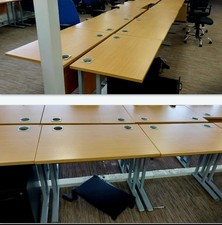 Office desks 140cm for sale  BRADFORD