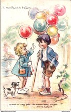 S19977 postcard illustrator d'occasion  Expédié en Belgium