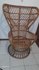Poltrona pavone rattan usato  Sondrio