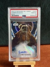 (MC) STAR WARS TOPPS POMMET WARRICK HARRISON DAVIS AUTÓGRAFO 04/50 PSA GEM MT 10 comprar usado  Enviando para Brazil