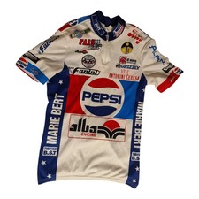 Camiseta de ciclismo vintage Pepsi Allianz - Uniforme de equipe Marie Boina, retrô anos 80/90 comprar usado  Enviando para Brazil