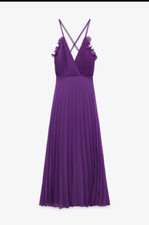 Zara pleated ruffled for sale  STANFORD-LE-HOPE