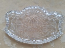 Lead crystal tray for sale  STOURBRIDGE