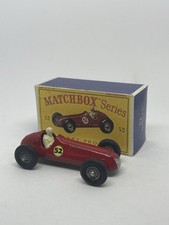 Vintage Lesney Matchbox 52 Custom Maserati 4CLT em Vermelho Boa Caixa de Reprodução., usado comprar usado  Enviando para Brazil