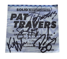 Używany, Pat Travers Grimsby   Concert Ticket SIGNED   Concert Ticket na sprzedaż  Wysyłka do Poland