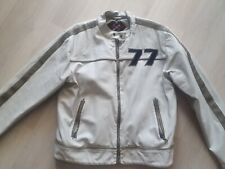 Kunstlederjacke fishbone grau gebraucht kaufen  Halle