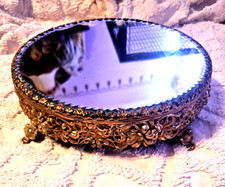 Antique brass plateau for sale  Salem