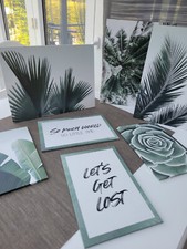 Wandbilder set palmen gebraucht kaufen  Ahlen-Vorhelm