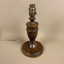 Vintage wood lamp for sale  FAREHAM