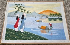 Vietnamese embroidered wall for sale  Paramus
