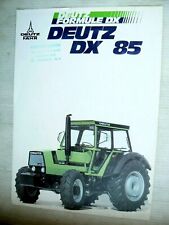 Prospectus tracteur deutz d'occasion  Charolles