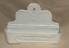 "Peine de pared y soporte para cepillo de metal vintage de 8"" cuelga" segunda mano  Embacar hacia Mexico