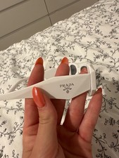 Prada sonnenbrille weiss gebraucht kaufen  Berlin
