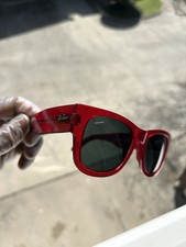 Óculos de sol RAY-BAN RB0840S Mega Wayfarer base biológica vermelho/cinza NOVO $191 comprar usado  Enviando para Brazil