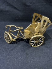 Vintage brass rickshaw for sale  Shipping to Ireland