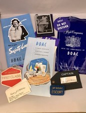 Vintage boac collectables for sale  LOOE