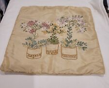 Vintage embroidered cushion for sale  HARROGATE