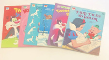Vintage Whitman Golden Lot Of 6 Coloring and Dot Books Tweety Woody Sword Stone comprar usado  Enviando para Brazil