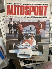 Autosport december 1971 for sale  FAREHAM