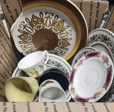Suprimentos de mosaico de 6+ libras de cerâmica lascada quebrada, cerâmica, grés, materiais de arte comprar usado  Enviando para Brazil