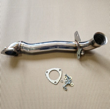 Usado, Aço inoxidável 2,5" Peugeot 207 GTi 1.6 16v Turbo Decat-Downpipe 2006-2012 comprar usado  Enviando para Brazil