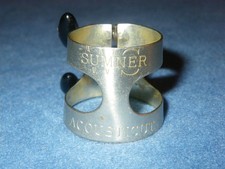 Usado, VINTAGE W.S. LIGADURA CLARINETE SUMNER ACOUSTICUT BB - CABEÇAS DE PARAFUSO EPÓXI PRETO comprar usado  Enviando para Brazil