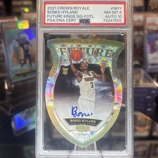 2021-22 Panini Crown Royale - Future Kings Bones Hyland #FK-NHY /49 PSA8 DNA 10, usado comprar usado 2021-22 Panini Crown Royale - Future Kings Bones Hyland #FK-NHY /49 PSA8 DNA 10, usado comprar usado  Enviando para Brazil