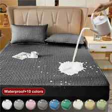 Fundas de Colchón Sábana Ajustable Espesada Acolchada Cubierta de Cama Protector de Colchón segunda mano  Embacar hacia Mexico