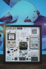 Arte de desmontagem, bolso Gameboy emoldurado desmontado, decoração de parede, presente para ele. comprar usado  Enviando para Brazil