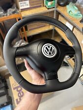 Volante VW Golf Mk4 GTI R32 fundo plano Passat B5 personalizado Leon cinza GTI comprar usado  Enviando para Brazil