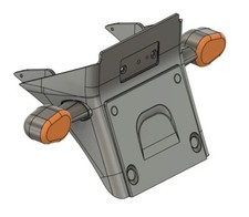 Rear fender bavette d'occasion  Dirinon