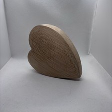 Oak wooden heart for sale  BLACKPOOL