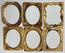 GRUPO de PEÇAS DE QUADRO DE TAPETE DE LATÃO 9ª PLACA PARA DAGUERREÓTIPO AMBROTYPE, usado comprar usado  Enviando para Brazil