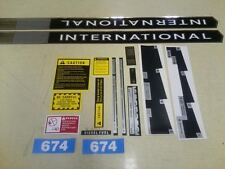International 674 decals for sale  Hazel Green