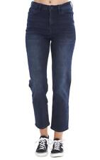 Jeans jeans feminino cintura média elástico perna reta grazer tornozelo, usado comprar usado  Enviando para Brazil