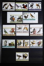 Oiseaux lot timbres d'occasion  Grièges