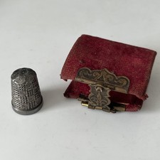 Solid silver thimble for sale  DERBY