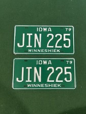 1979 iowa license for sale  Harrisburg