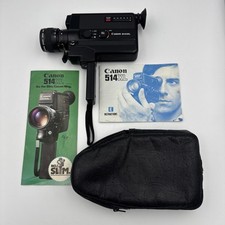 Antiga Rara Câmera de Filme Canon 514XL Super 8 MM Zoom 9-45mm F1.4 Lente Ligada comprar usado  Enviando para Brazil
